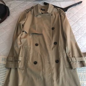Topshop double breasted trench coat size 6